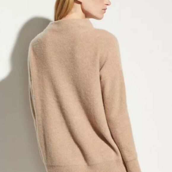 Vince Boiled Cashmere Funnel Neck Pullover - M - Picture 2 of 4